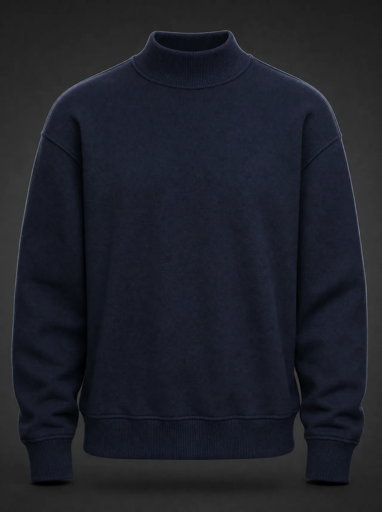Half-Zip Sweat — Midnight Navy