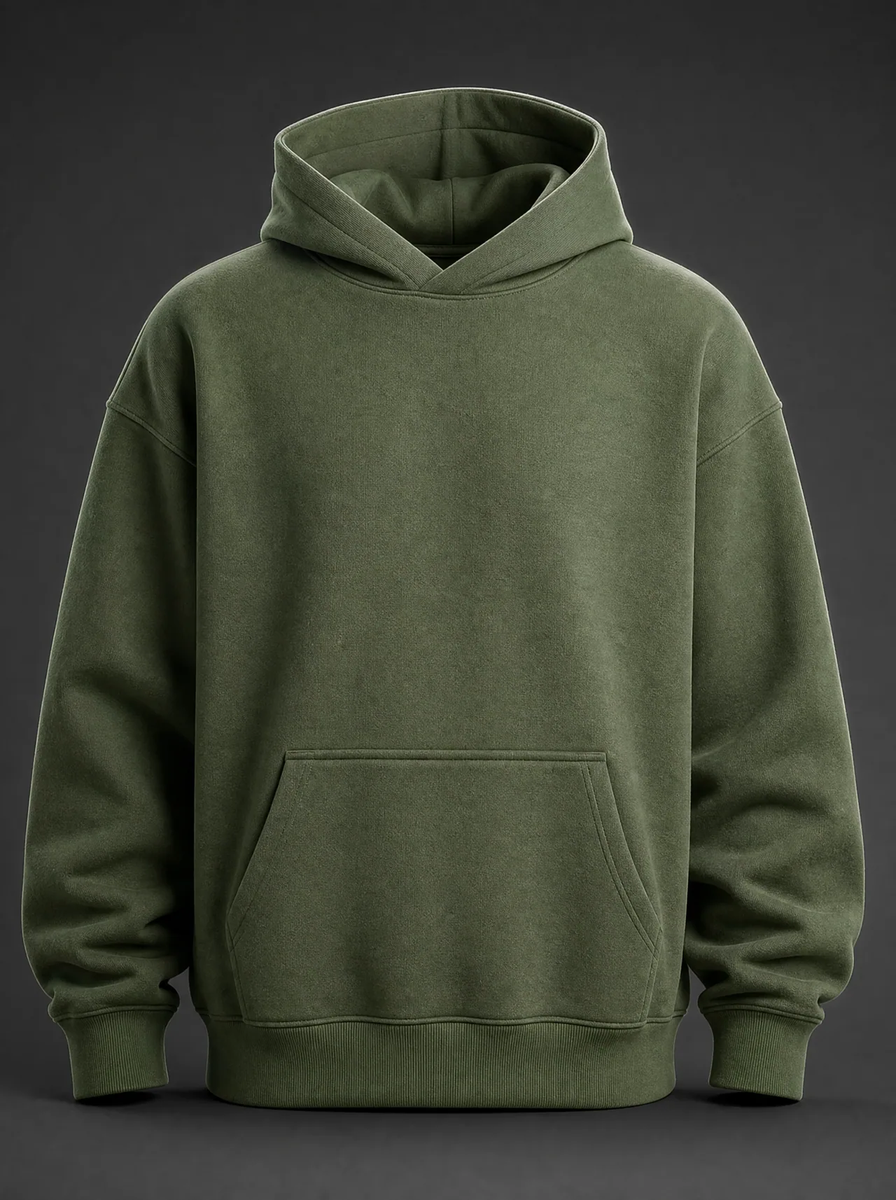 Core Heavyweight Hoodie — Moss Green