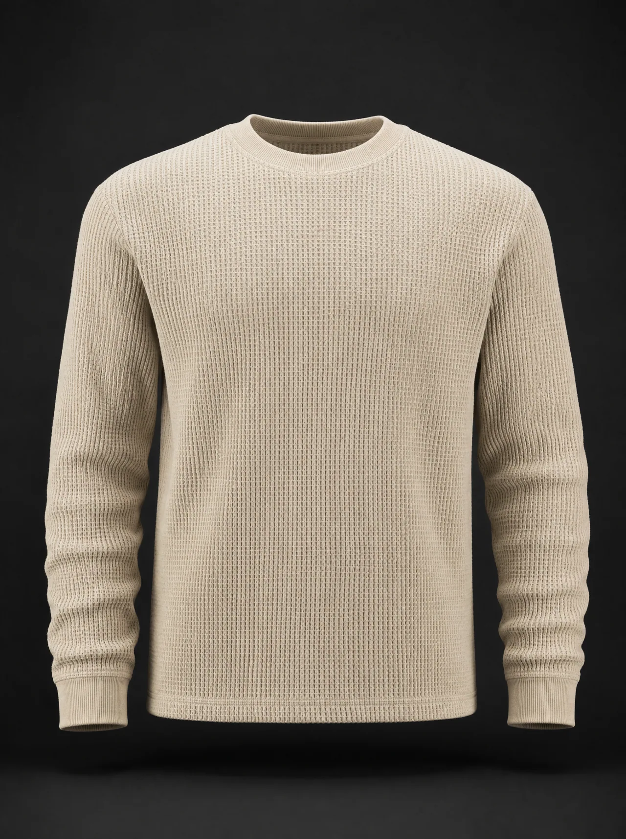 Waffle Longsleeve — Oat