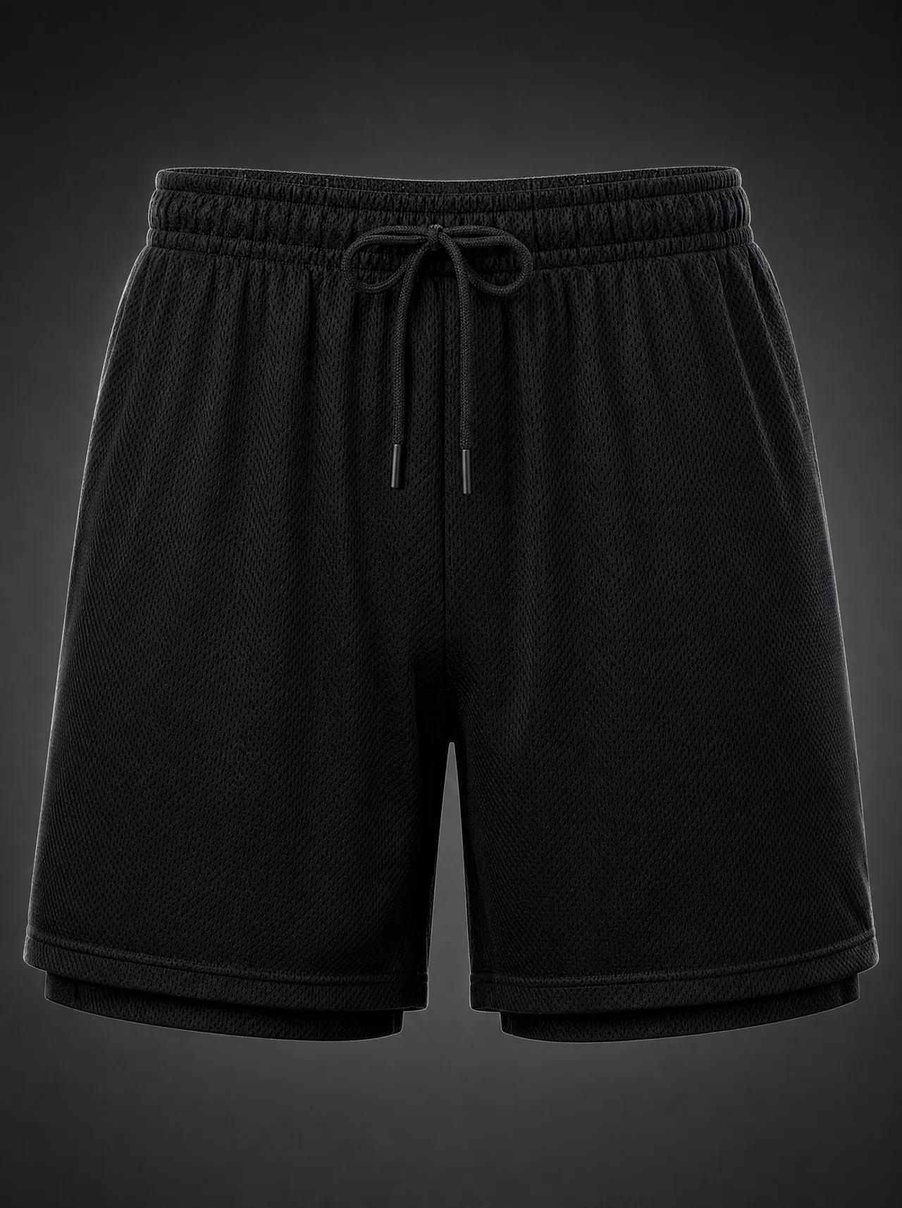 Mesh Short — Jet Black
